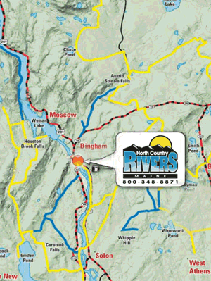 Maine ATV Rental Map