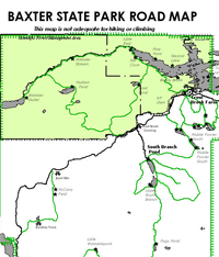 Baxter State Park Map